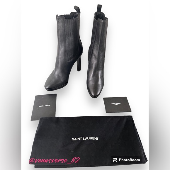 Yves Saint Laurent Shoes - NWT YSL Saint Laurent Hall 105 Chelsea Boots - Black - 6.5 US - No Box